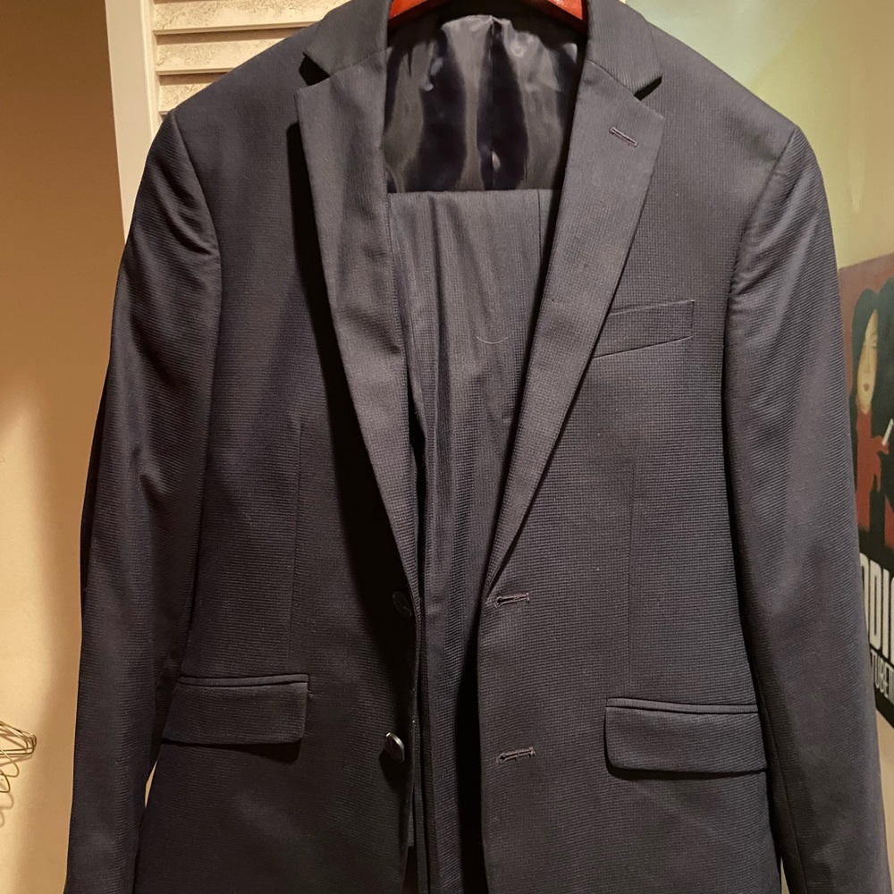 Men's Navy Blazer and Pants